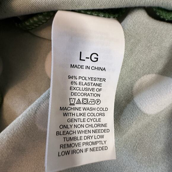 Kate Spade New York sz L Women's Pyjama Top Only‎ Green Dot - Picture 6 of 7